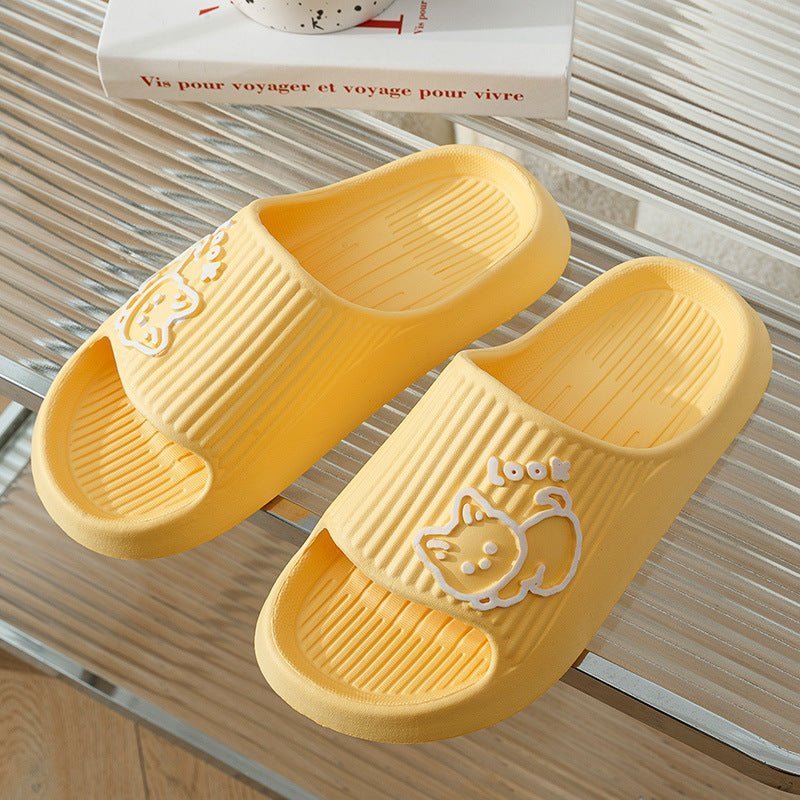 Cute Cat Slippers Summer Women Home Shoes - Funky Slippers