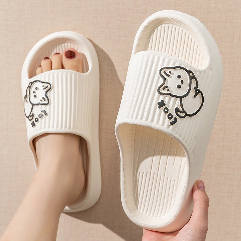 Cute Cat Slippers Summer Women Home Shoes - Funky Slippers