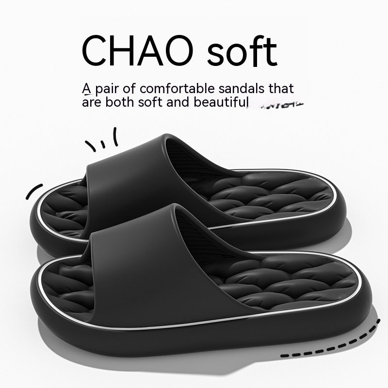 Men Fashion High - end Bathroom Slippers Bath - Funky Slippers