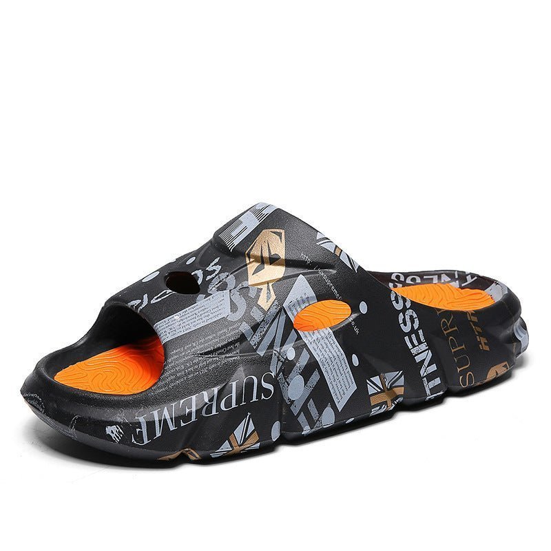 Men's Summer Outerwear Stylish Beach Platform Slippers - Funky Slippers
