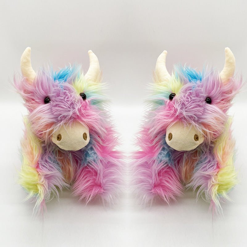 Scottish Yak Slippers Unisex β Warm Sheepskin & Fur Plush - Funky Slippers