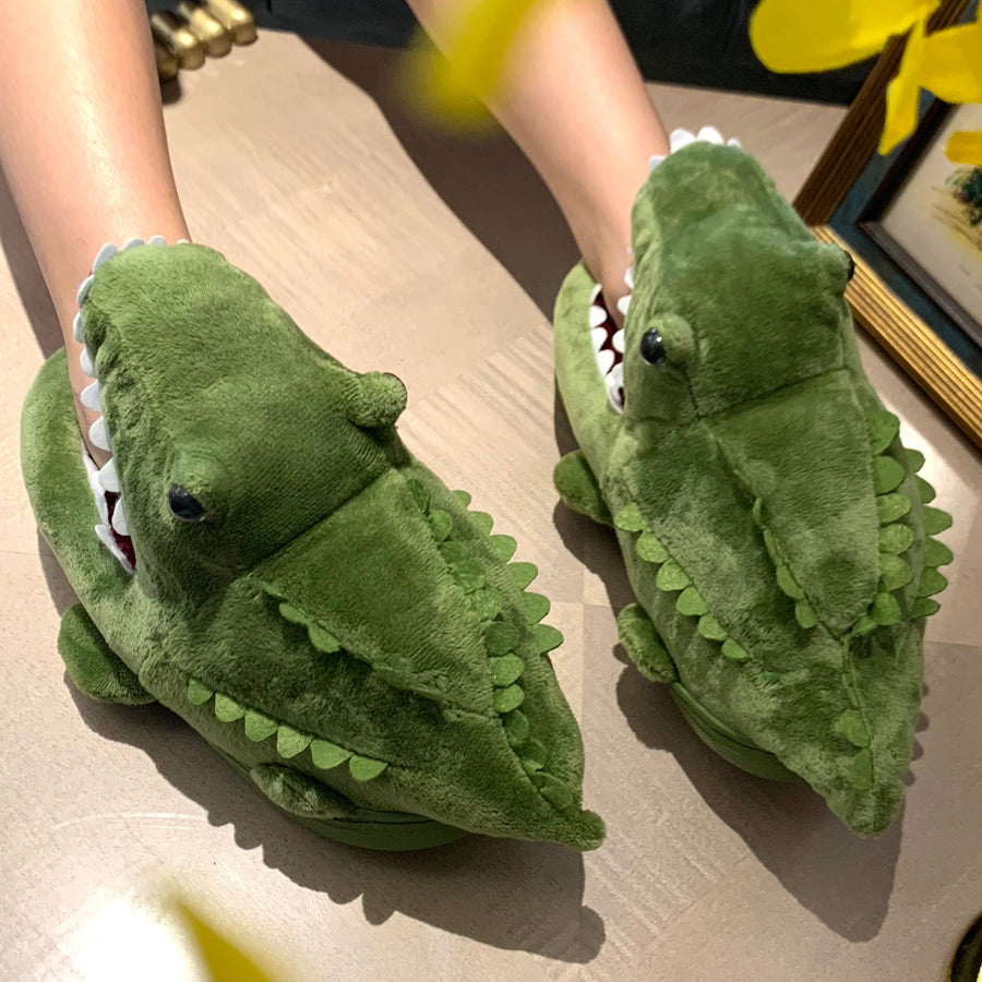 Men's Dinosaur Slippers
