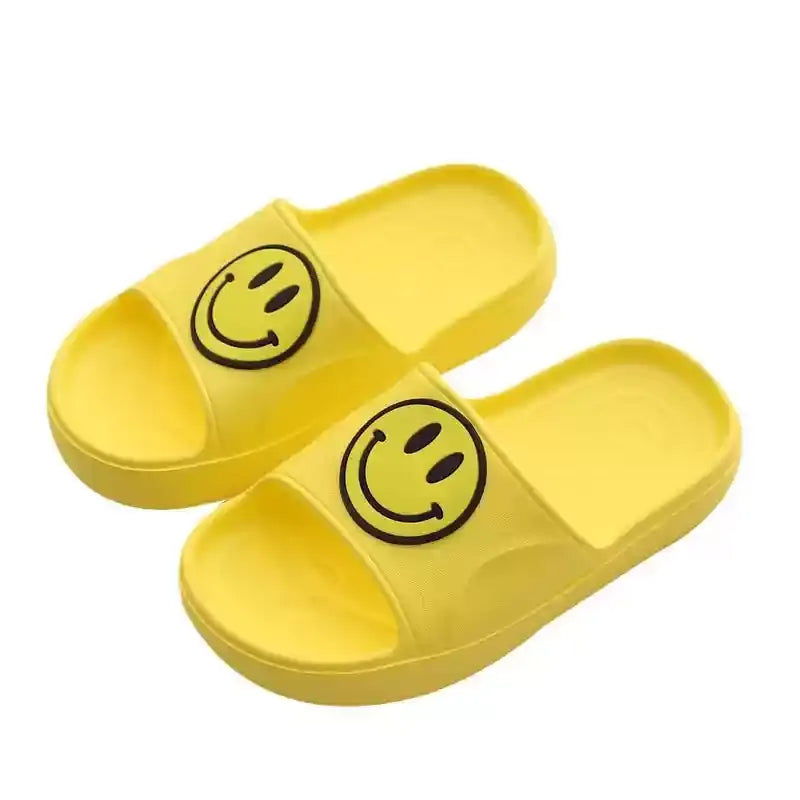 Kids' Smiley Face Slippers