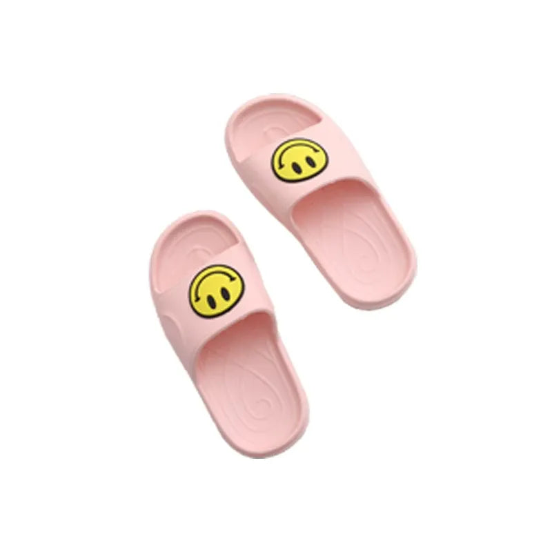Kids' Smiley Face Slippers