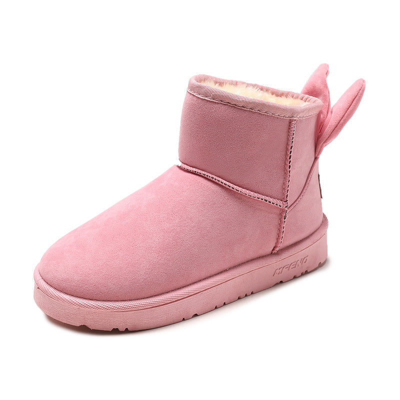 Pink Rabbit boot on a white background