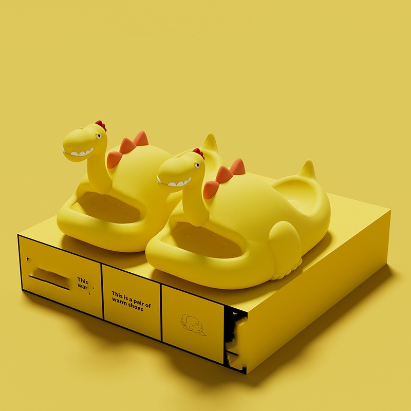 Children's Dinosaur Slippers
