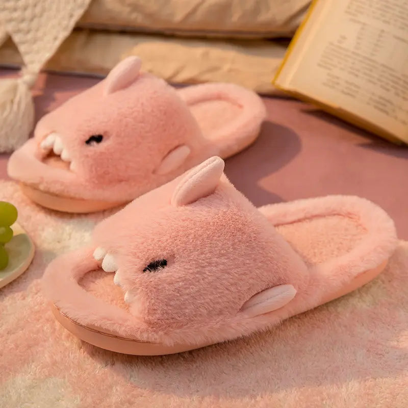 Fluffy Shark Slippers