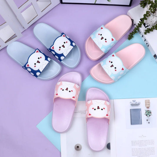 Cat student slippers - Funky Slippers