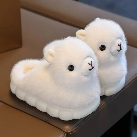 Funky Alpaca Slippers for Kids - Funky Slippers