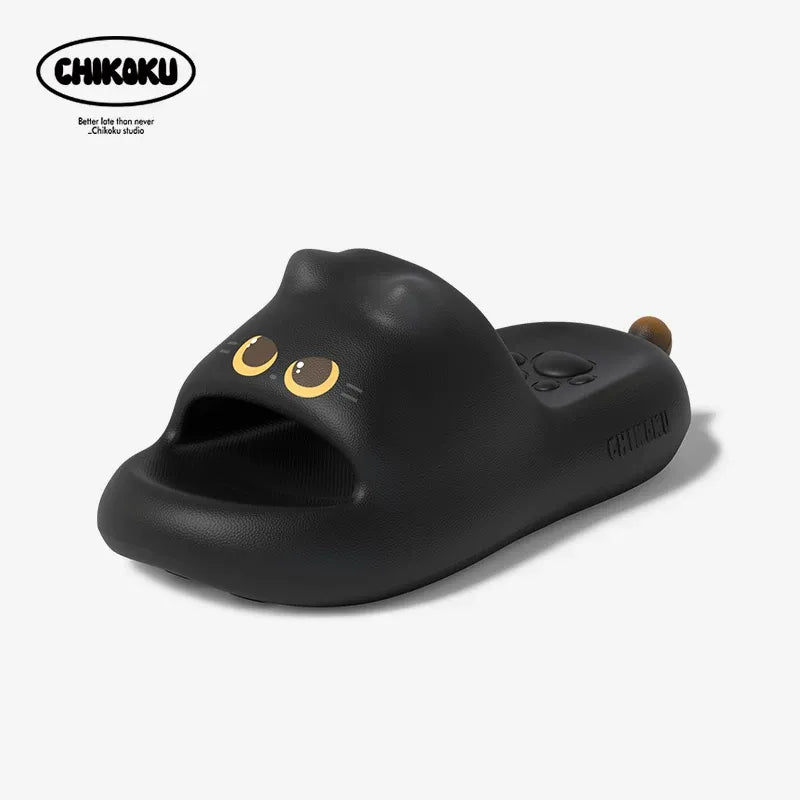Cat Paw Slippers for Men & Women | Thick-Sole Couple Flip-Flops