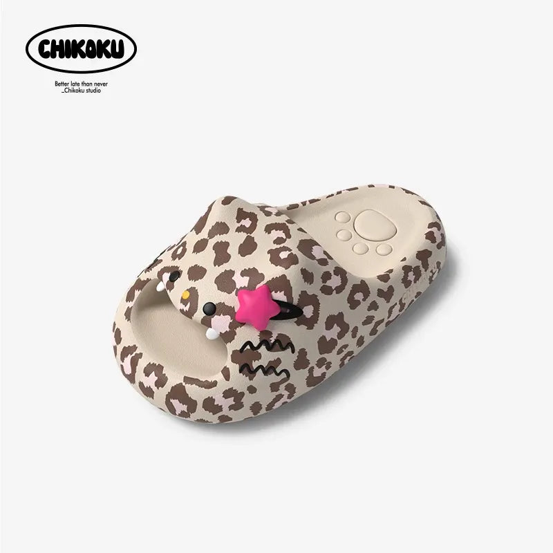 Cat Paw Slippers for Men & Women | Thick-Sole Couple Flip-Flops