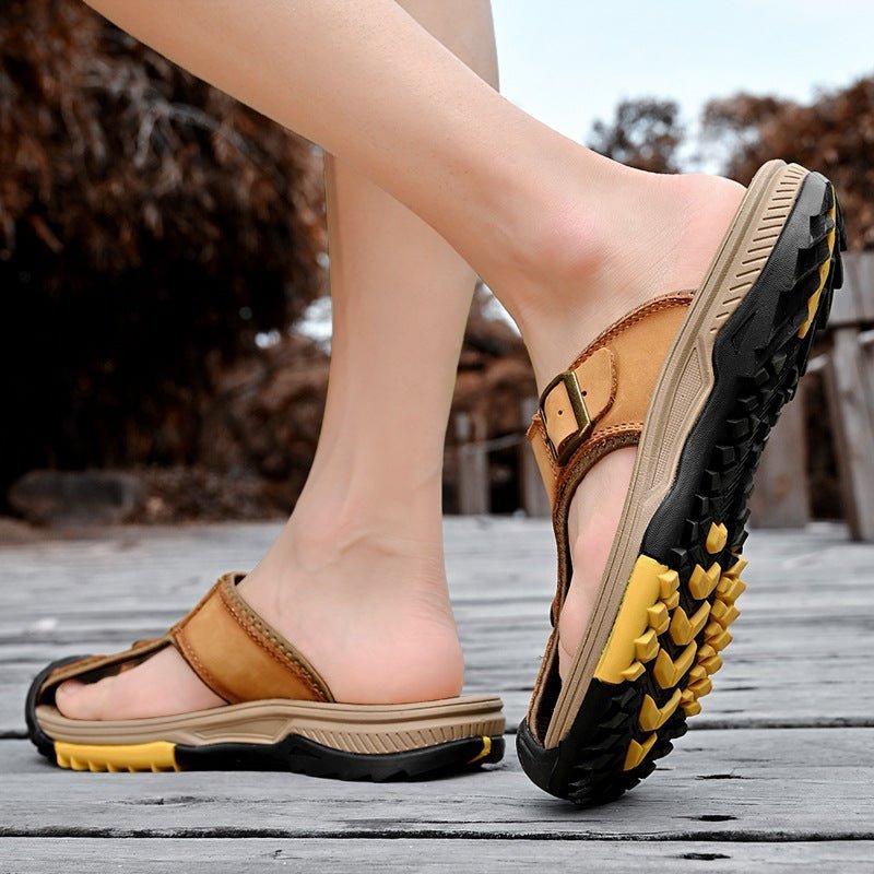 Men's Fashion Outdoor Beach Slippers - Funky Slippers