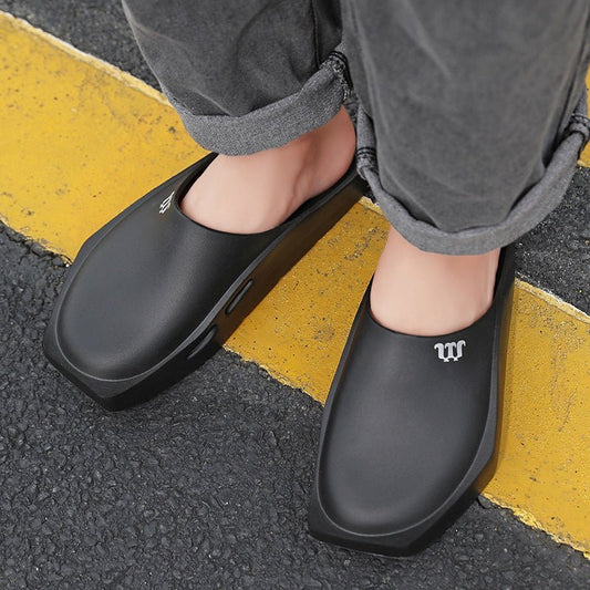 Niche Toe Cap Slipper Men's Casual Platform - Funky Slippers