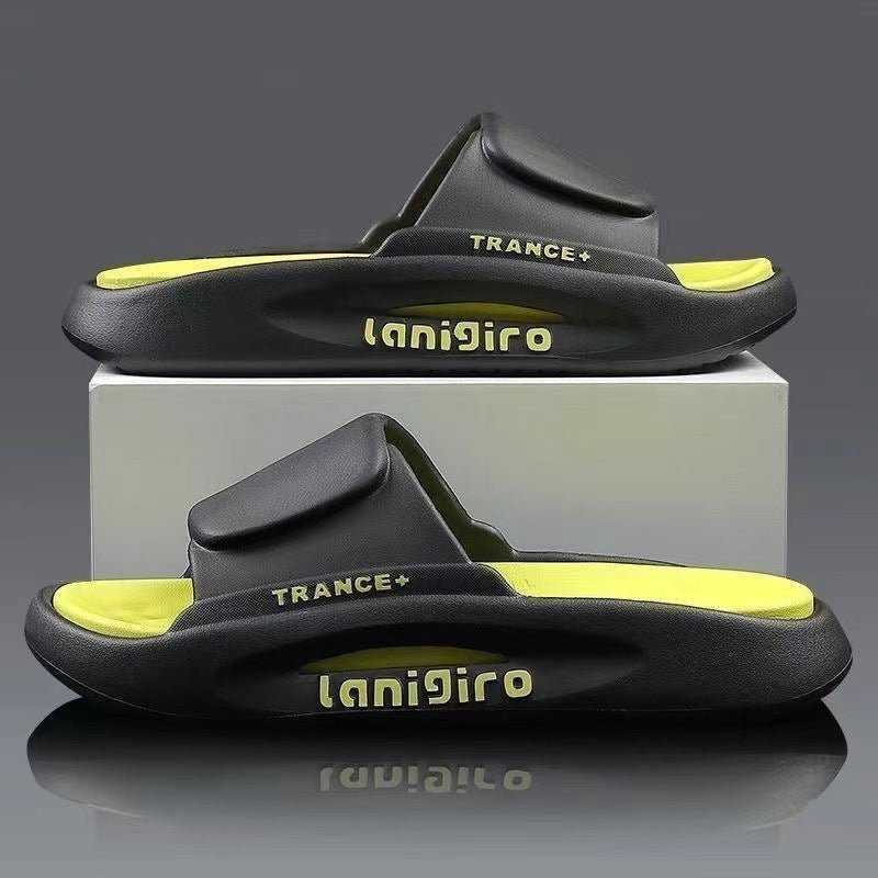 Outerwear Indoor Home Bath Thick Bottom Slippers - Funky Slippers