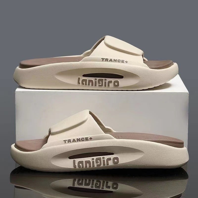 Outerwear Indoor Home Bath Thick Bottom Slippers - Funky Slippers