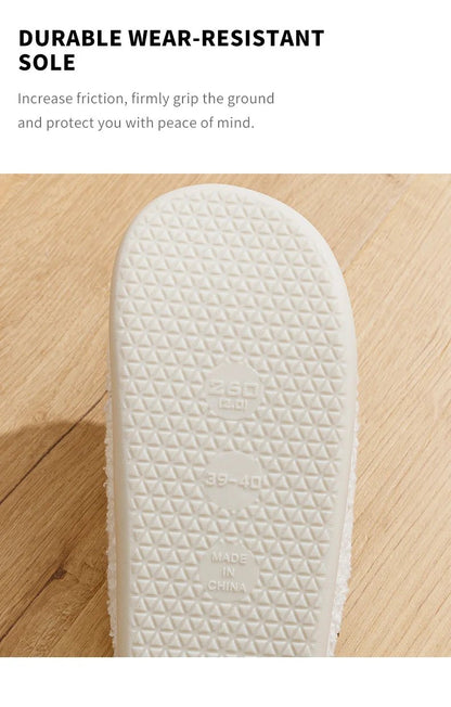 Smile Face Slippers Unisex– Fluffy Cozy Winter House Shoes - Funky Slippers