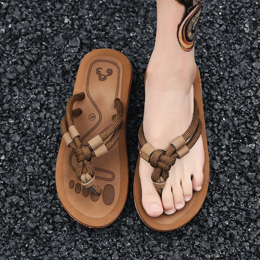 Women Fashion Personality Herringbone Beach Slippers - Funky Slippers