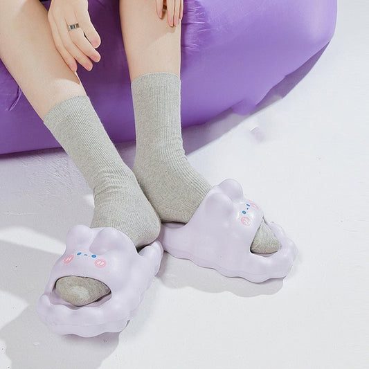 Women's Fashion Thick Bottom Cloud Sandals Slippers - Funky Slippers
